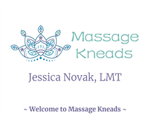 Tablet Screenshot of massagekneadsbyjessica.com